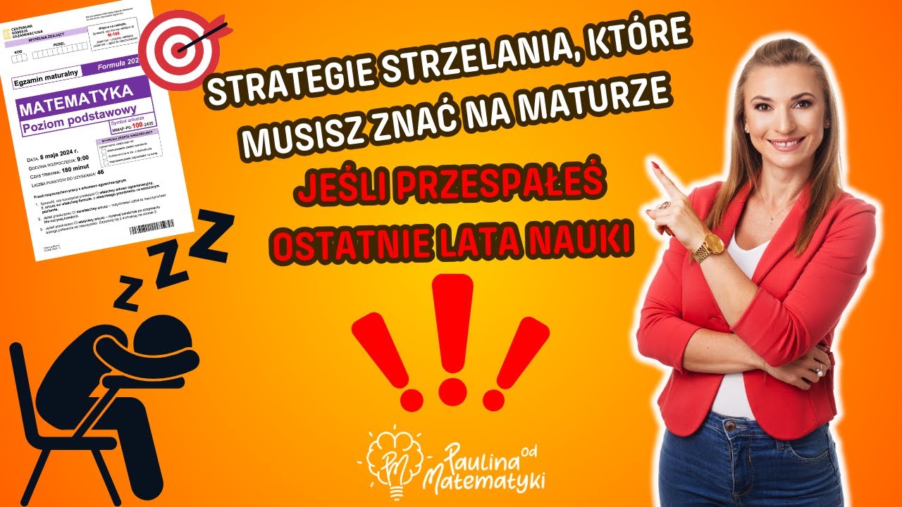 Chcesz zdać MATURĘ nic nie potrafiąc!? Ogarnij STRATEGIE STRZELANIA!