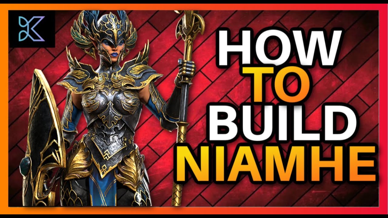 HOW TO BUILD: NIAMHE THE SPEAR OF NYRESIA | RAID: Shadow Legends