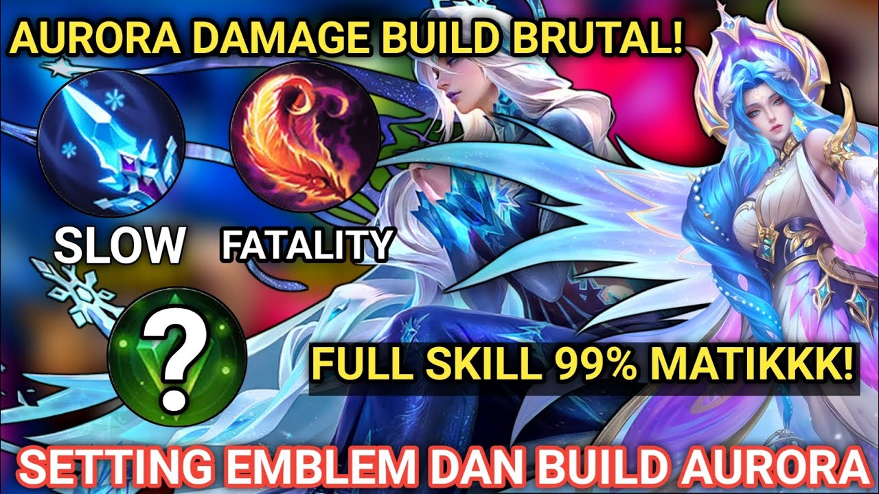 AURORA 2025 | SETTING EMBLEM DAN BUILD AURORA TERSAKIT 2025 | EMBLEM AURORA PALING SAKIT