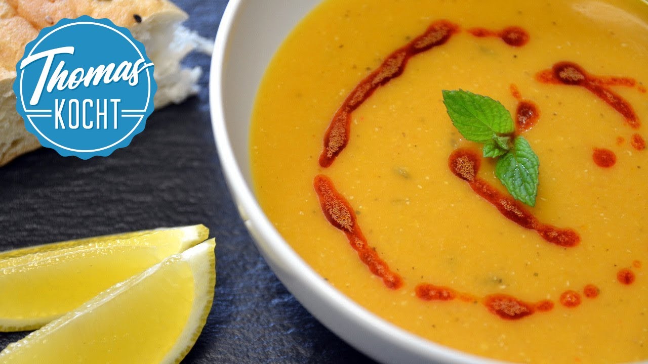 Türkische Linsensuppe / Mercimek Corbasi / Thomas kocht