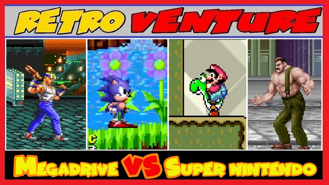 Megadrive VS SNES RetroVentureUK
