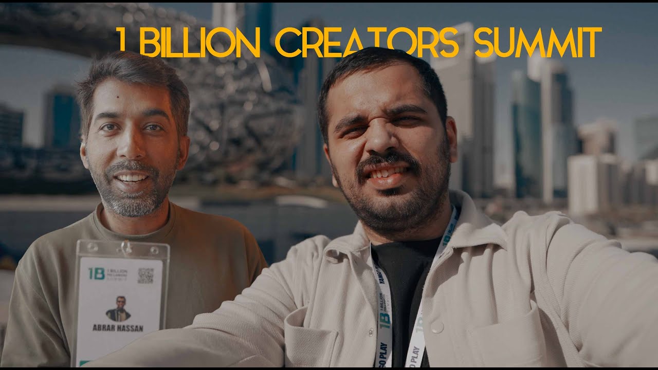 Invited by Dubai Govt for 1Billion Follower Summit 