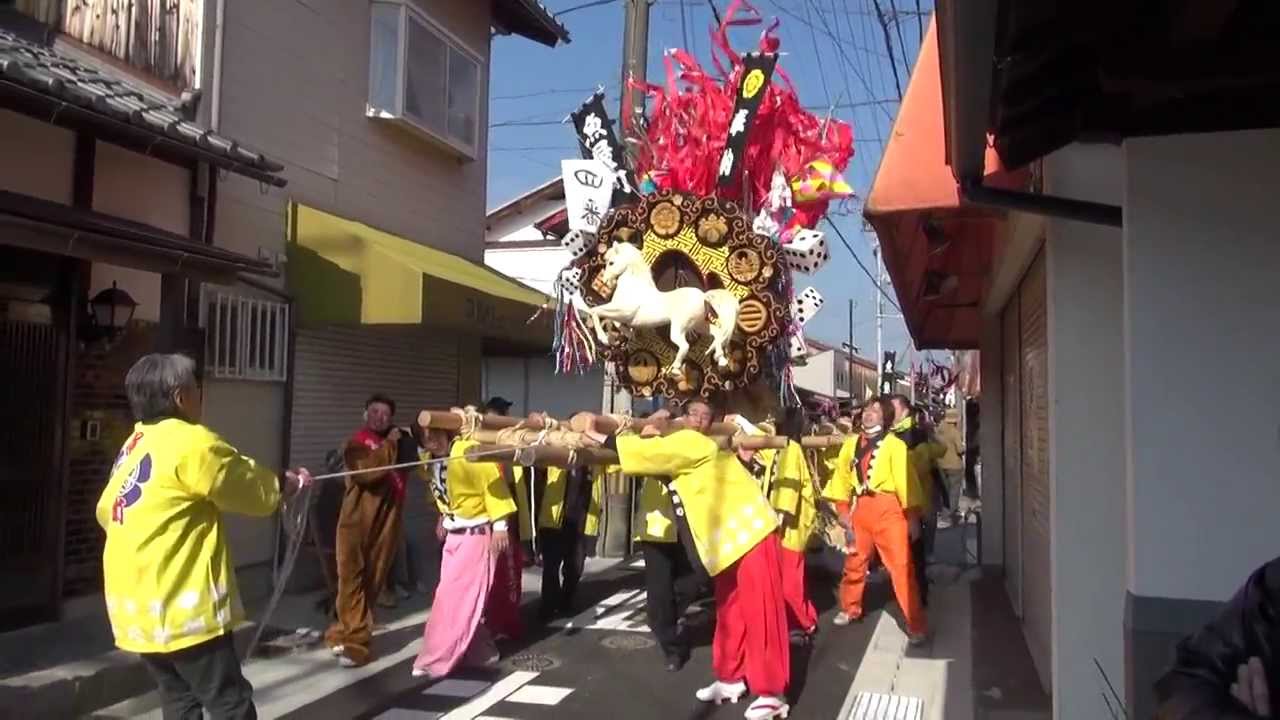 2014年　近江八幡・左義長まつり④　左義長・旧市内巡行