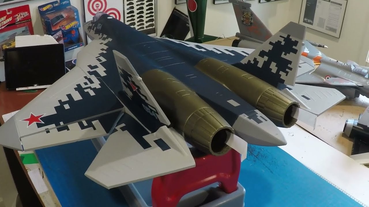 Adding Elevons and Differential Thrust to the Xfly SU57 Twin 40mm EDF using the TX16S