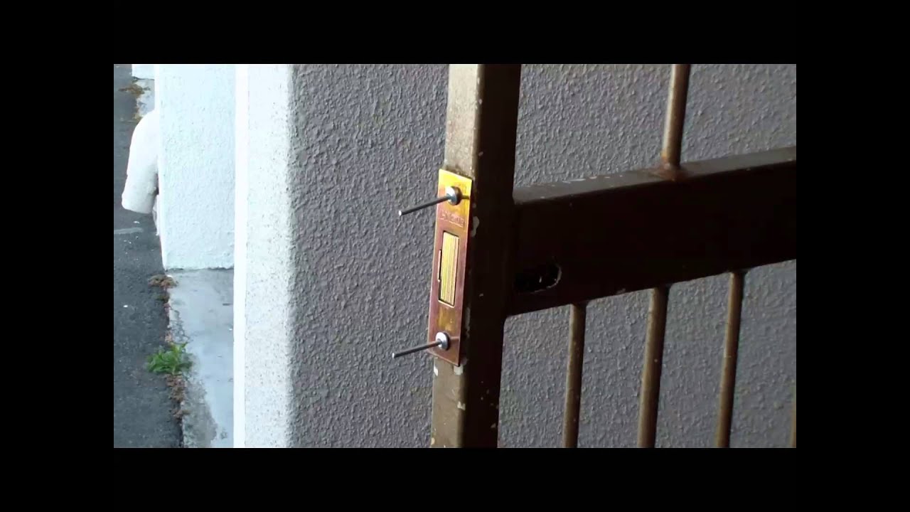 Installing a Security Gate Lock