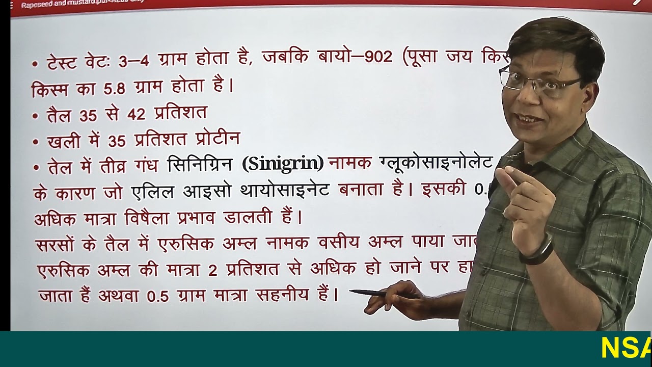 31  Cultivation of Rapeseed and Mustard