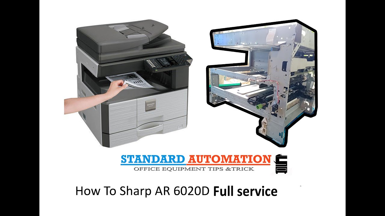 Sharp 6020D full service (Recondition) #sharp #photocopy  #copier