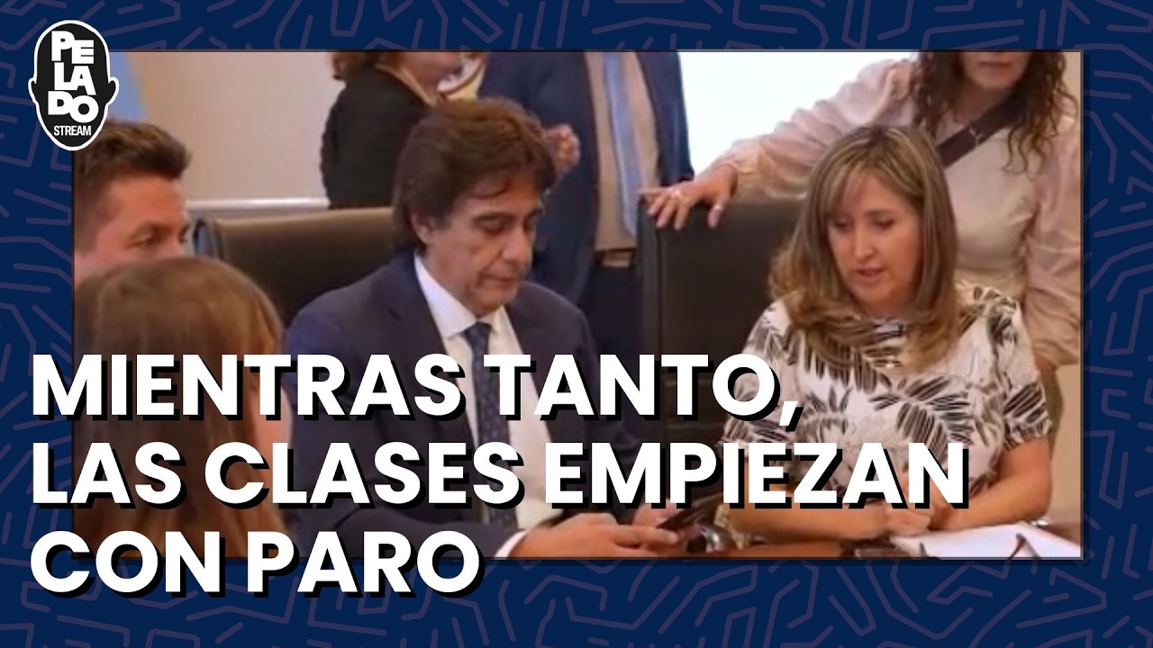 MIENTRAS TANTO, LAS CLASES EMPIEZAN CON PARO - PeladoStream Títulos