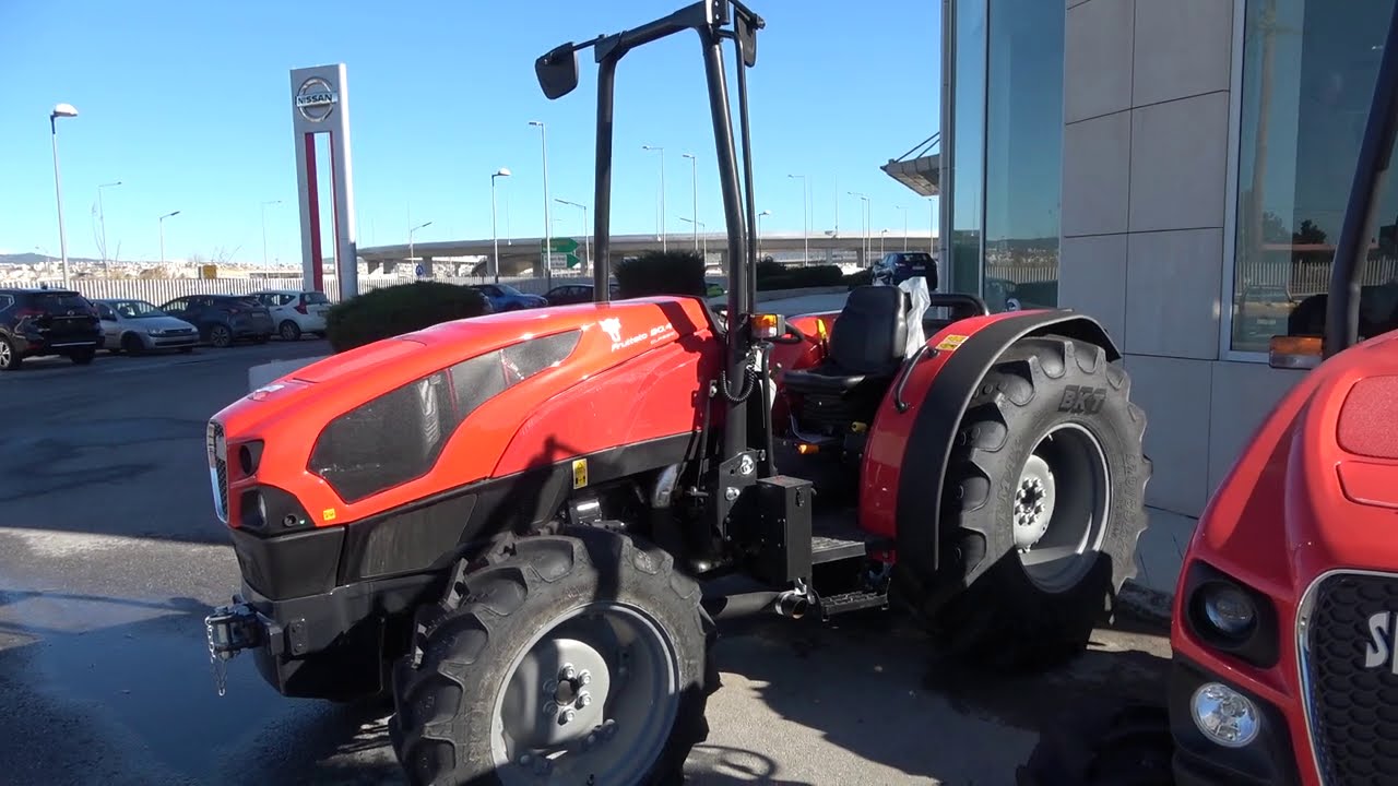 The 2021 SAME Frutteto 90 4 tractor walkaround