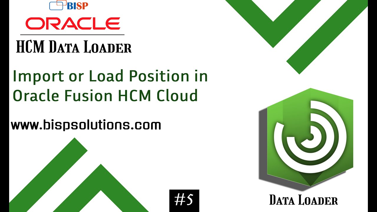 Импорт или загрузка позиции в Oracle Fusion HCM Cloud | Oracle HCM Data Loader | Поддержка Oracle...