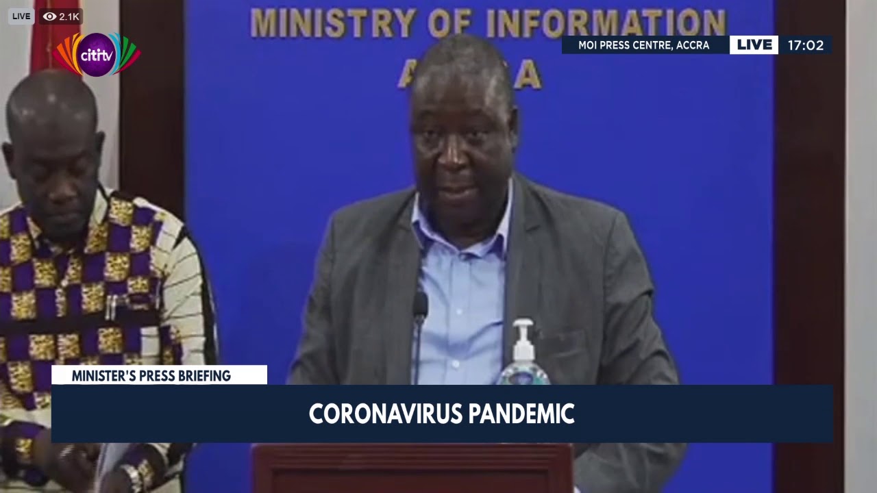 Updates on case count and contact tracing from Public Health Division - Dr. Badu Sarkodie
