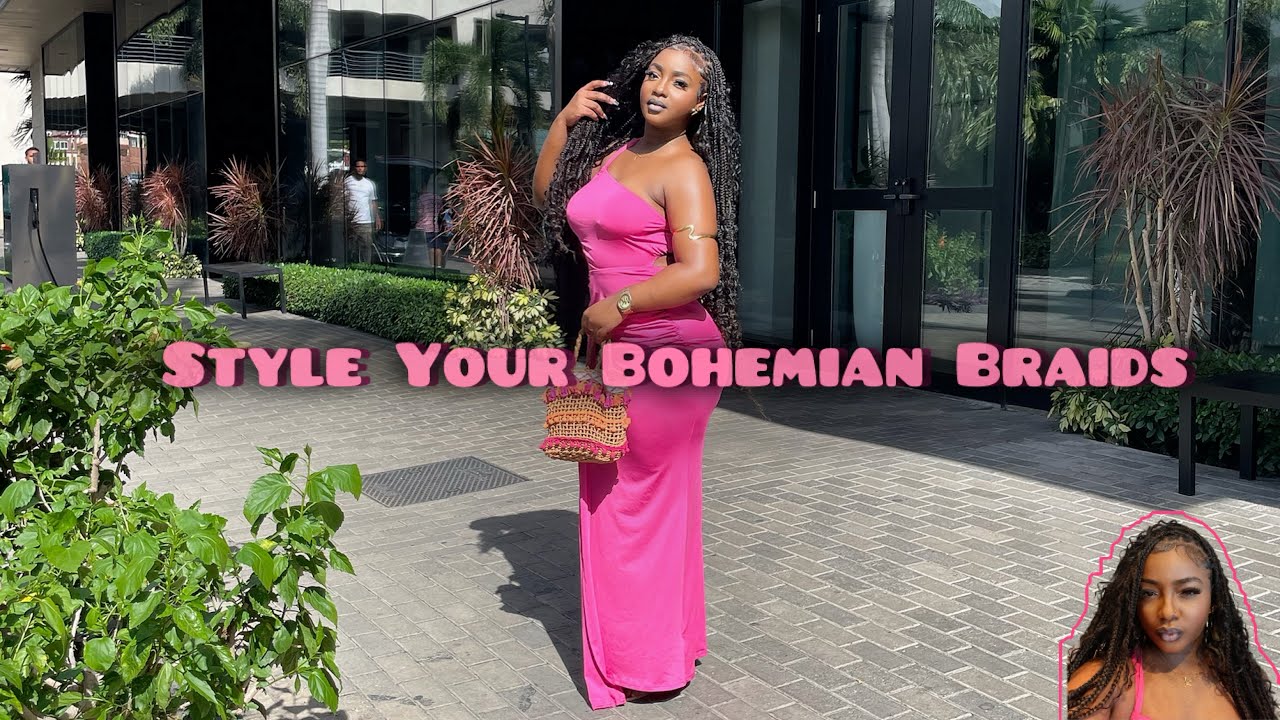 Ways To Style Boho Knotless Braids|| 🎀