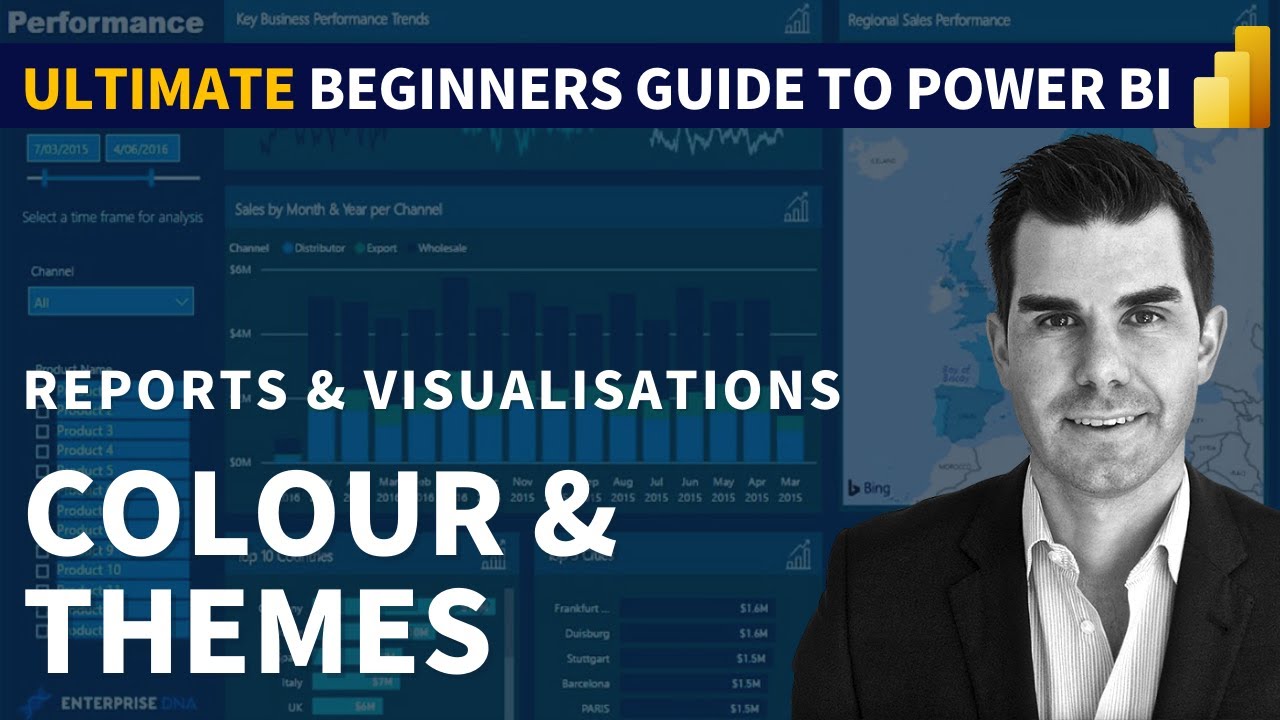 Colour Themes - (1.15) Ultimate Beginners Guide to Power BI 2020