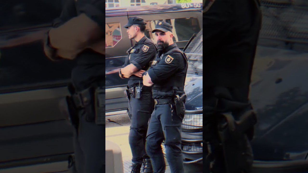 &iquest;Casting de Hollywood? Descubre la Verdad sobre la Imagen de los Polic&iacute;as Espa&ntilde;oles 🎥 #policias