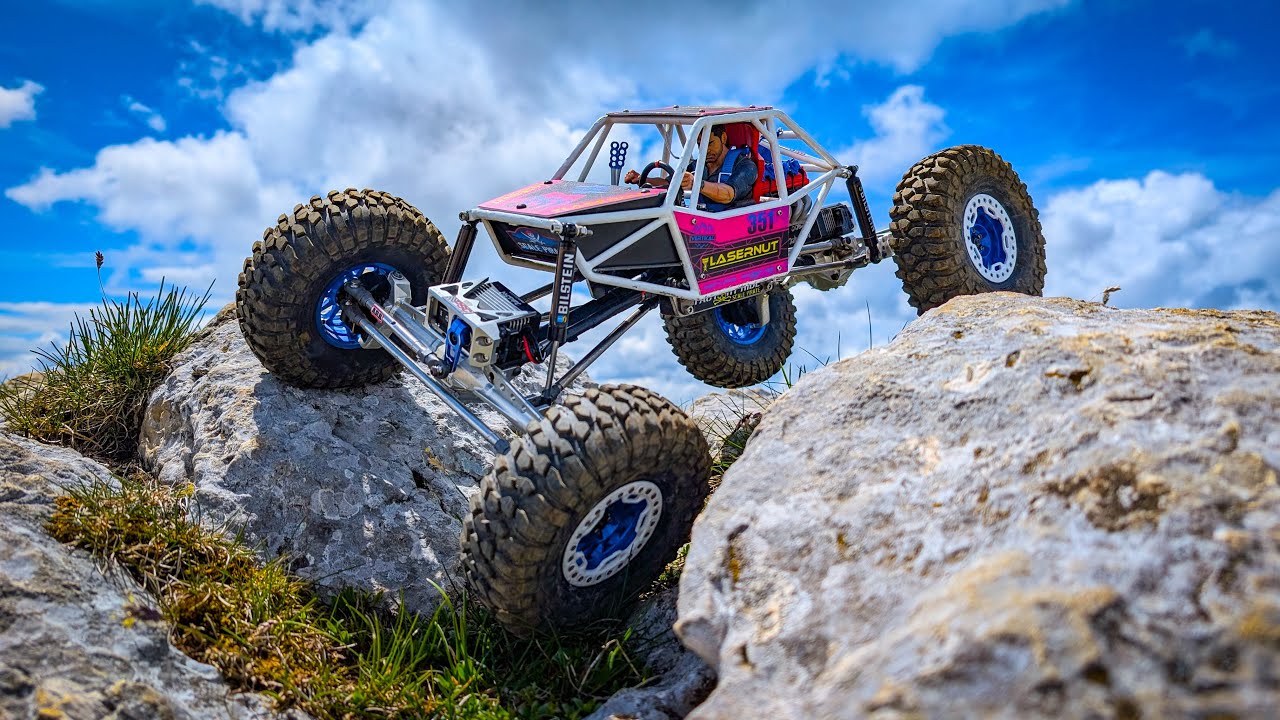 RC Speedy R2 crawling, 4ws NSDRC RS800 V2, Charmant Som, French Alps