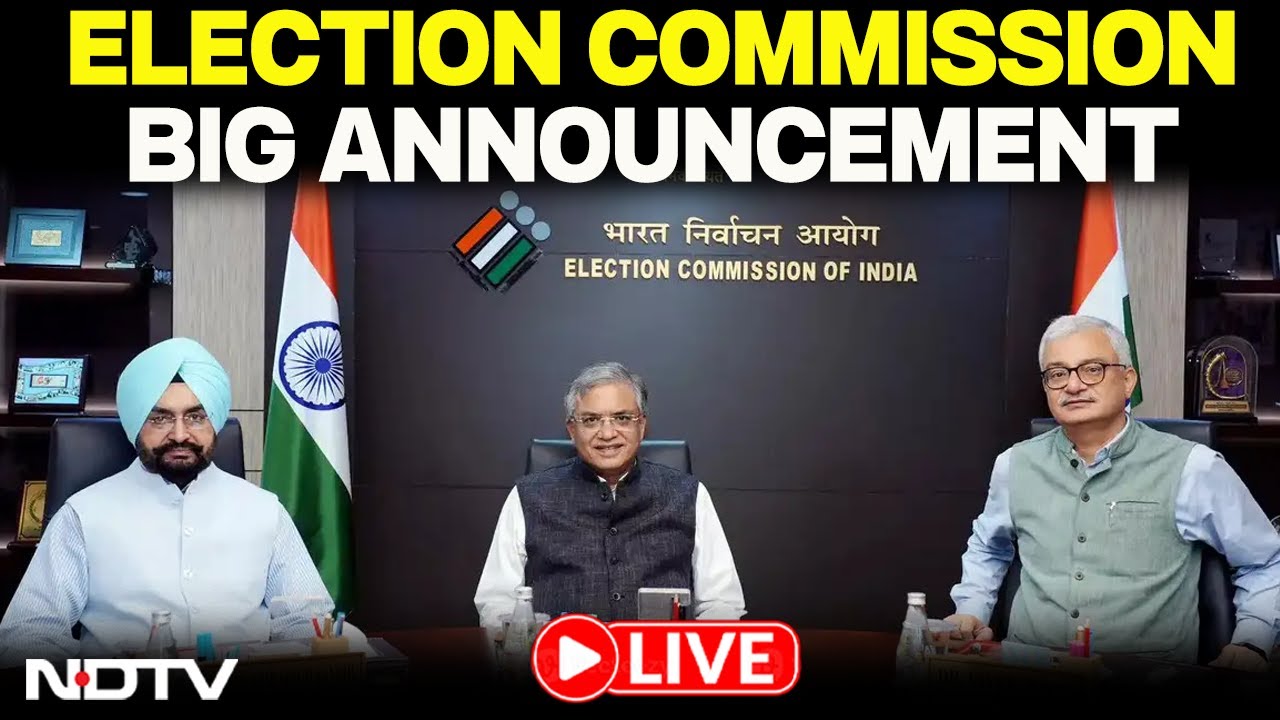 ECI LIVE | Election Commission Press Conference | SIR In Bengal, Tamil Nadu But Not Assam?