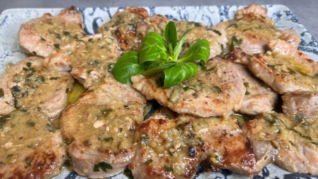 😀 SOLOMILLO DE CERDO AL AJILLO, &iexcl;&iexcl;muy rico y sencillo de preparar!! #cocinaespa&ntilde;ola #cocinacasera