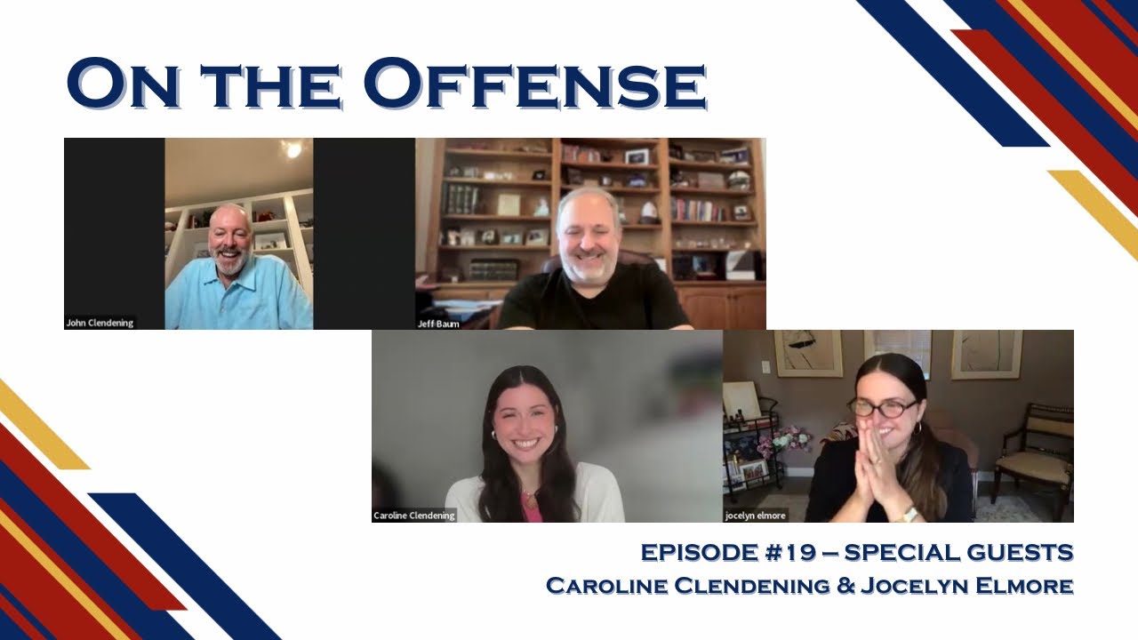 On the Offense Podcast — Episode #19 — SPECIAL GUESTS: Caroline Clendening & Jocelyn Elmore