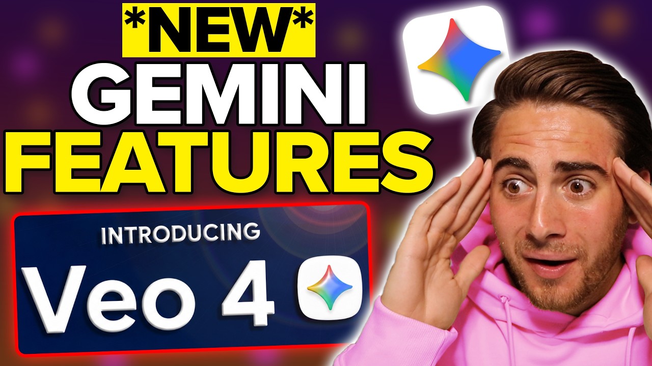 Новые функции и обновления Google Gemini изменили ВСЁ! (VEO 4 и многое другое)