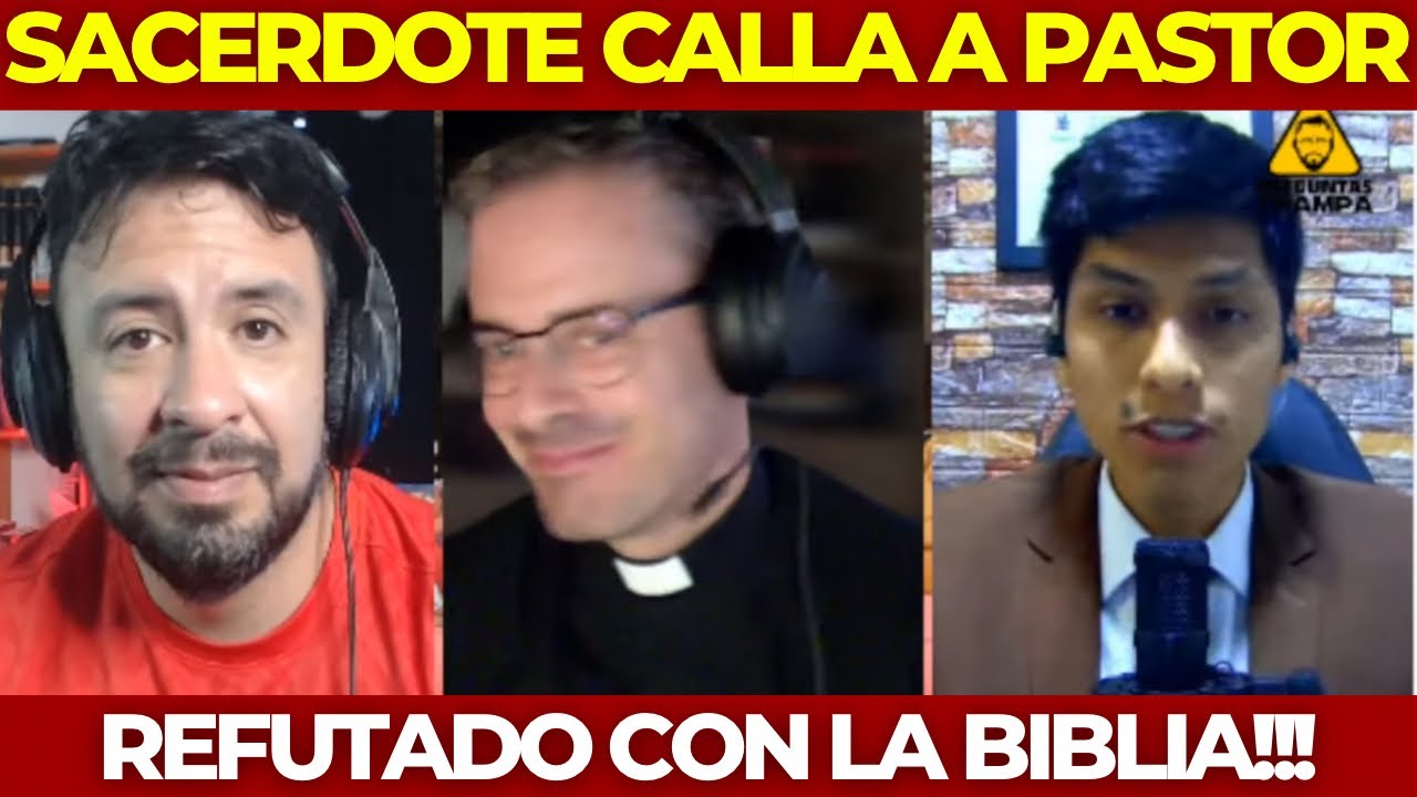 SACERDOTE CATÓLICO le cierra la boca a PASTOR usando LA BIBLIA!!!