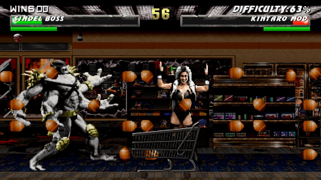 Mortal Kombat Solano Ultimate (Mugen) - Sindel Boss Gameplay Playthrough 