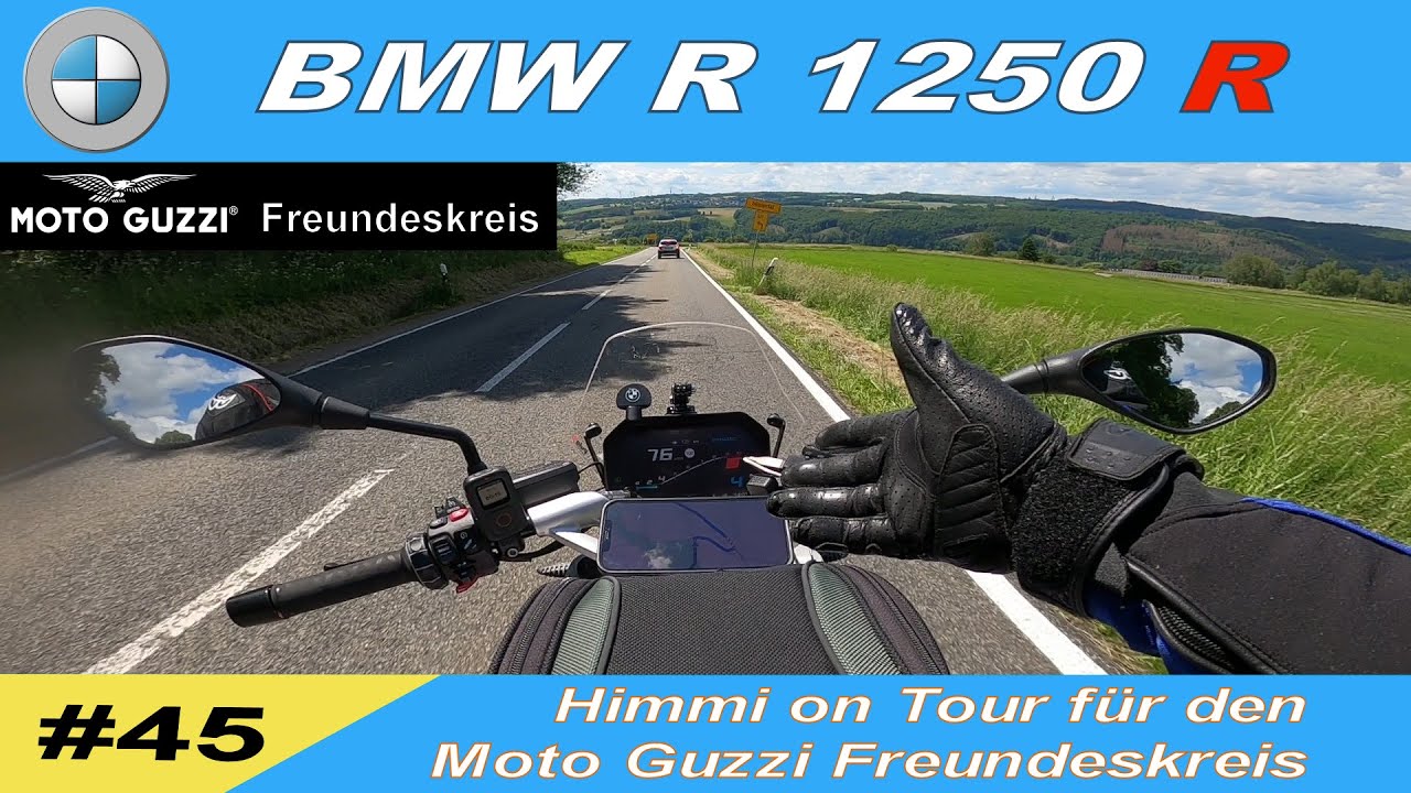 Mit der BMW R 1250 R für den Moto Guzzi Freundeskreis unterwegs | #motovlog 45
