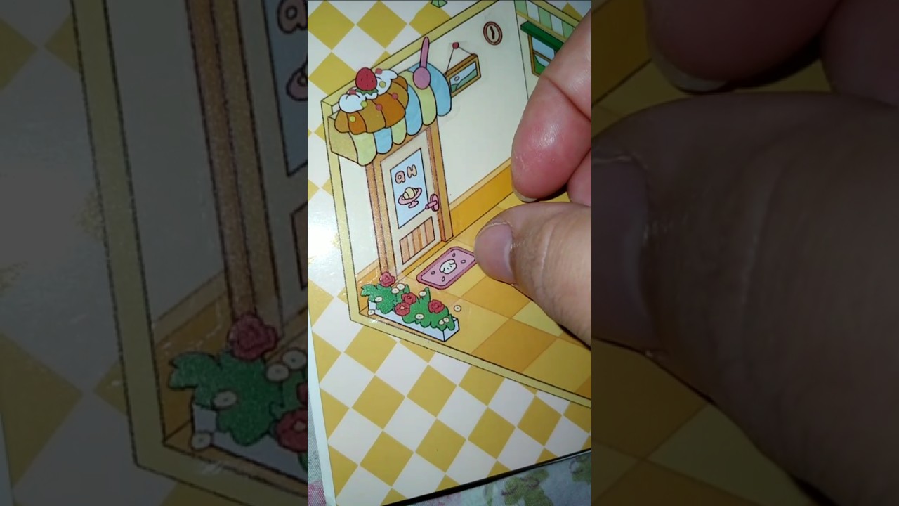 Livro de adesivos mini cenários 