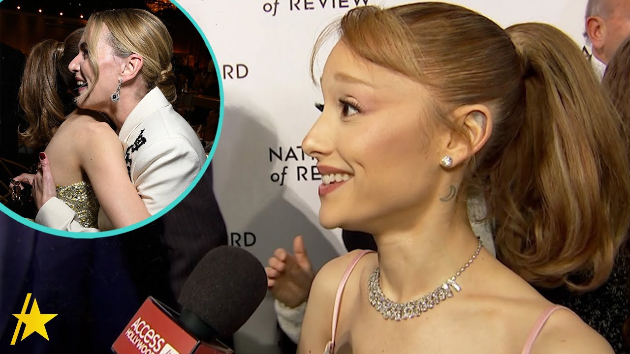 Ariana Grande GUSHES Over Meeting Kate Winslet at Golden Globes