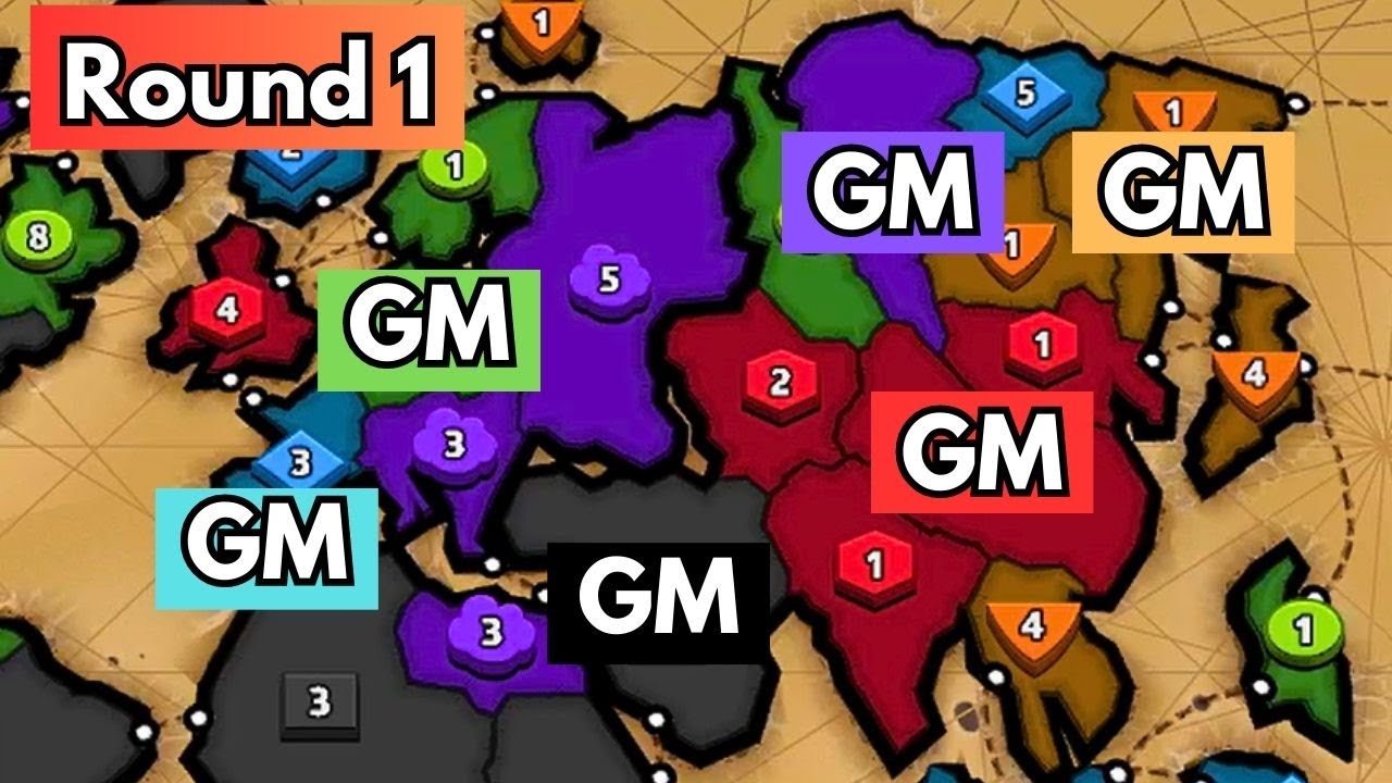 Round 1 of the Risk Grandmaster Tournaments 2023 S2
