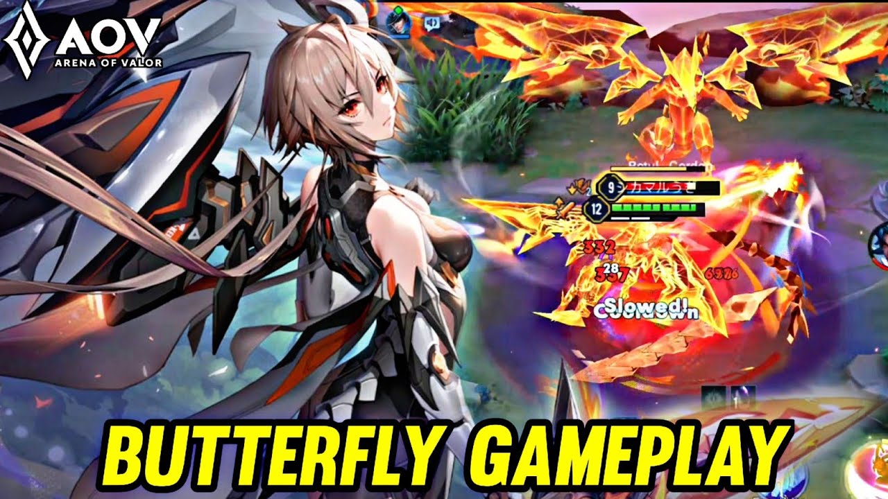 AOV : BUTTERFLY GAMEPLAY | IN JUNGLE - ARENA OF VALOR LIÊNQUÂNMOBILE ROV