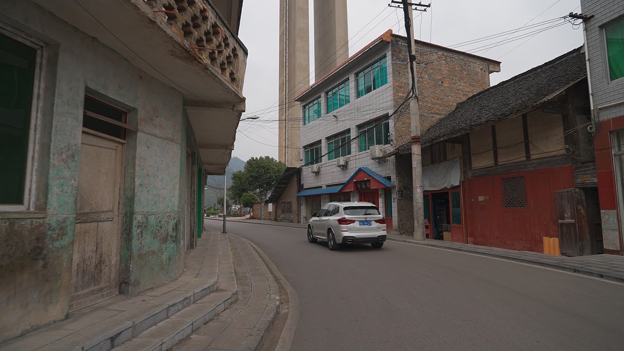[4K] China Village walking, Wujiang Town by the Wujiang River, Zunyi, Guizhou