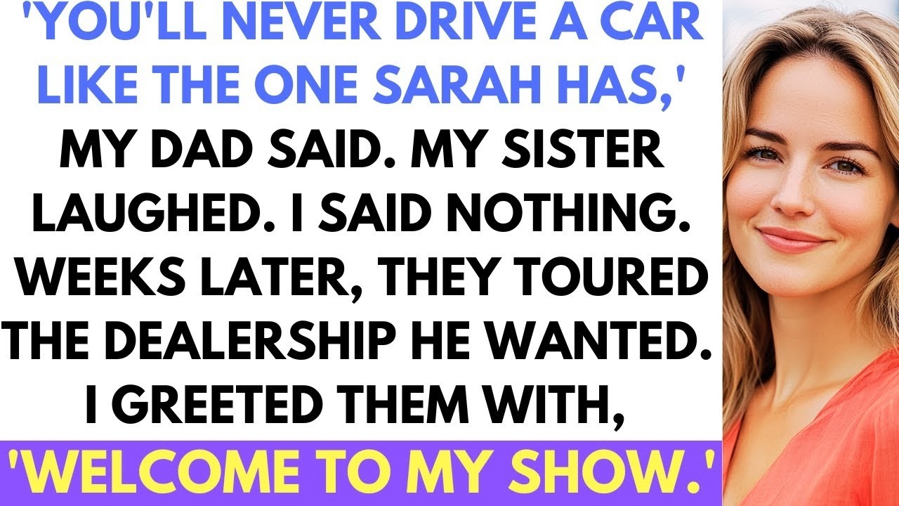 'You'll Never Drive A Car Like Your Sister,' Dad Said; Then I Paid Cash For His Dream Dealership