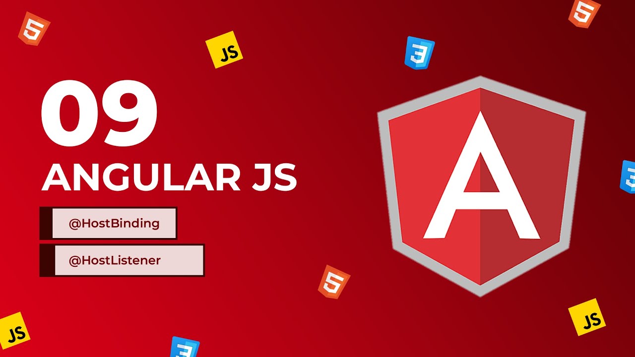 09 - Angular Directive , @Hostbinding & @Hostlistener | Sir Jabir