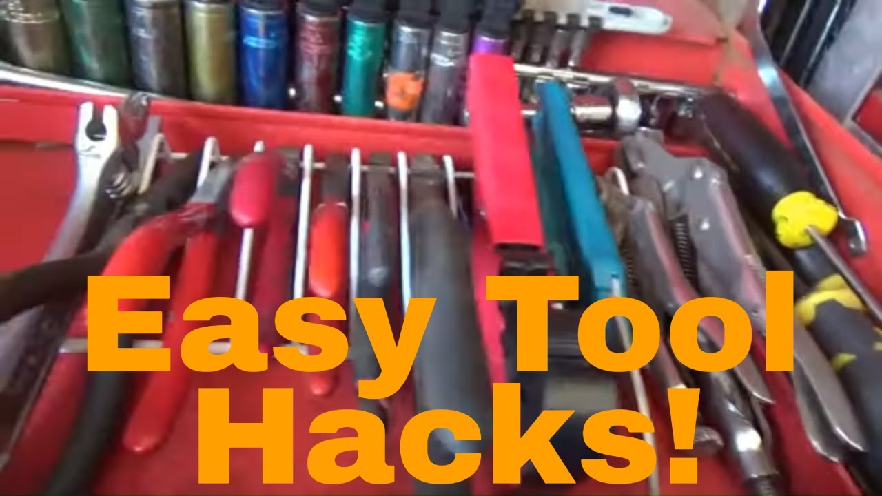 $2, Some Recycling, and a Few Minutes, Tool Organizing Hacks!