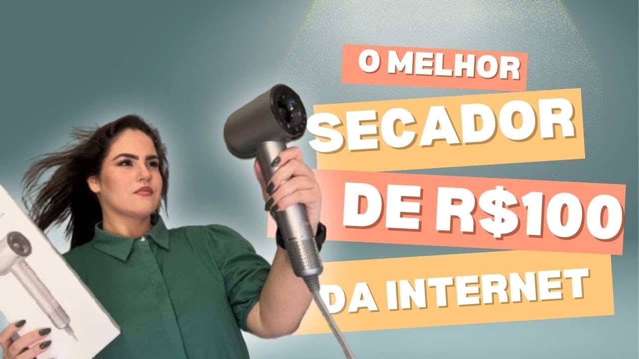 O MELHOR SECADOR DE CABELO DO MUNDO! (apenas R$100) VALE A PENA?