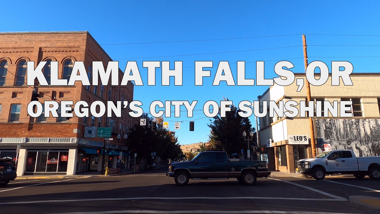 Klamath Falls, Oregon - Driving Tour 4K