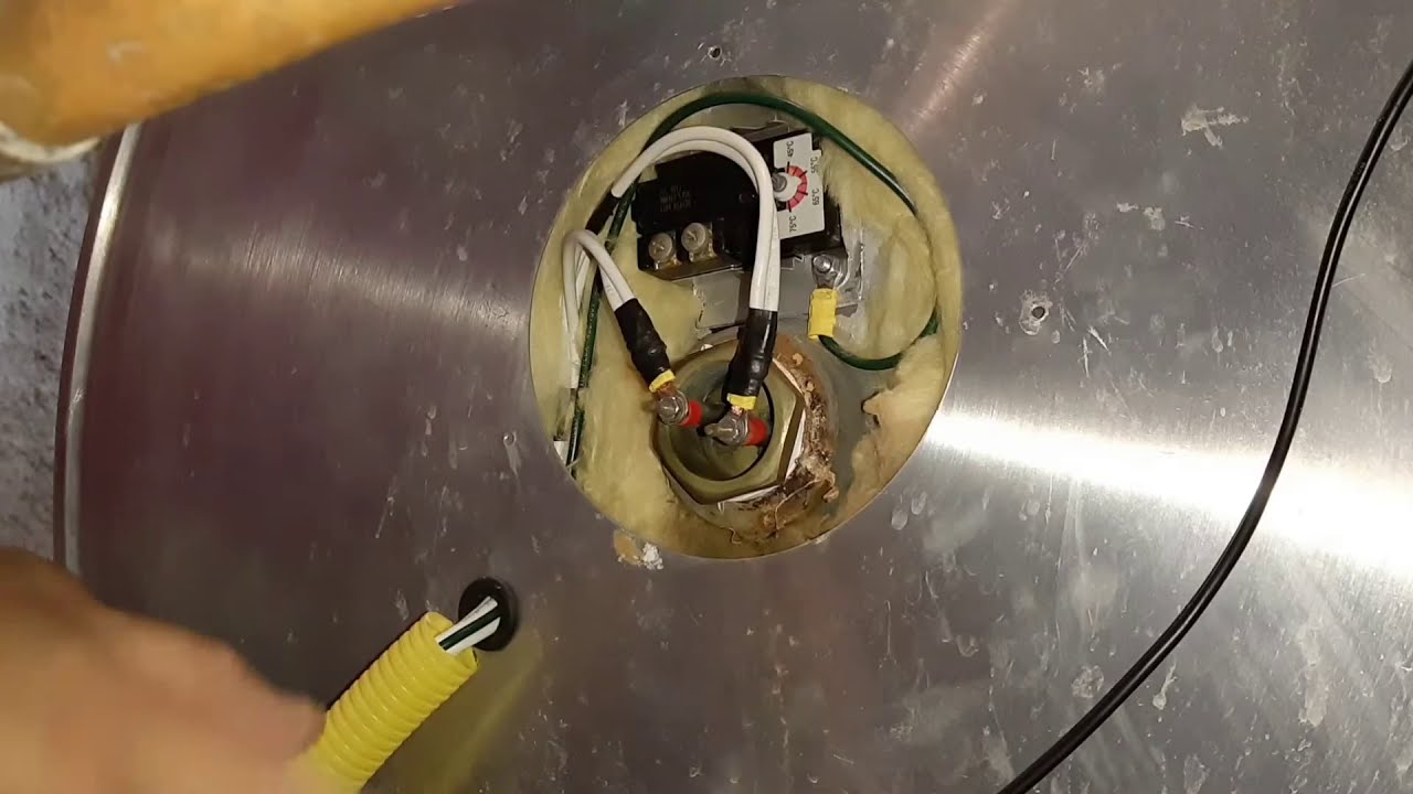 Trocando resistência do boiler