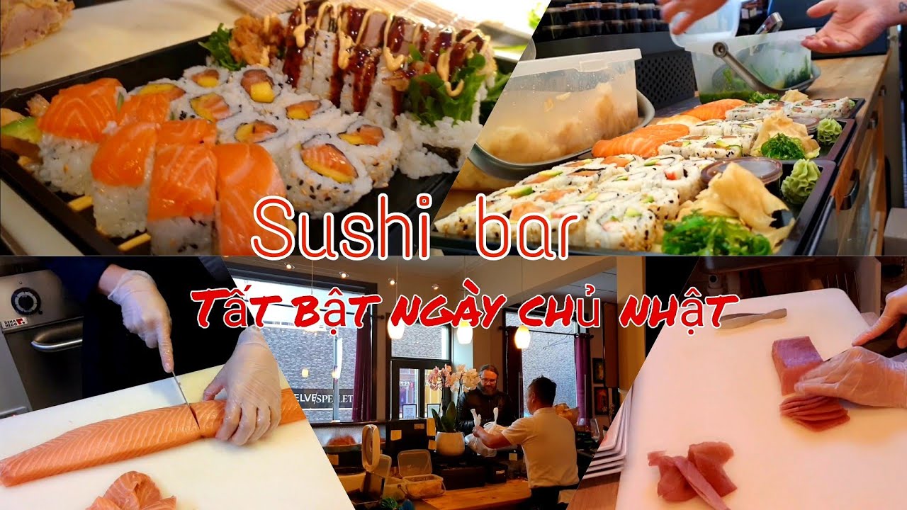 Vlog 332🇧🇻 Một ngày của nhà hàng Sushi diễn ra như thế nào/ Cuộc sống NaUy