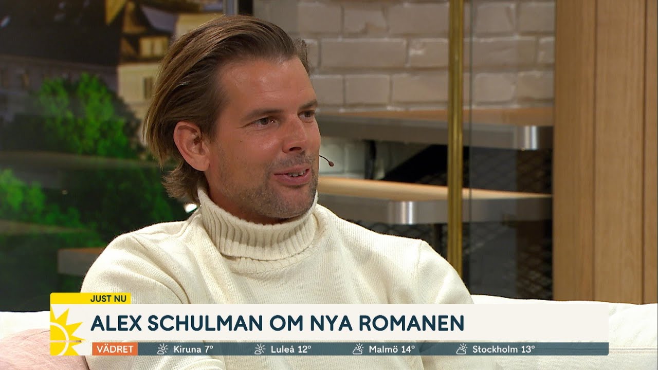 ”Sitter sönderslagna på en stentrapp” – Alex Schulman om syskonrelationen  - Nyhetsmorgon (TV4)