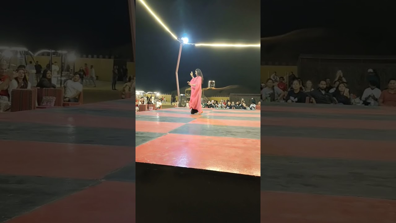 Dance at desert safari at night| #shorts