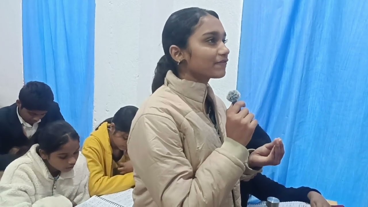 She Is Narrating Story During The Spoken Training| #cksaygal #trending 