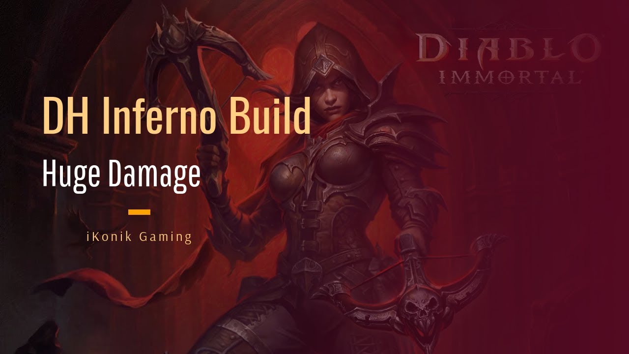 DH Inferno Meta Build + Multishot. BEST burst damage - Diablo Immortal