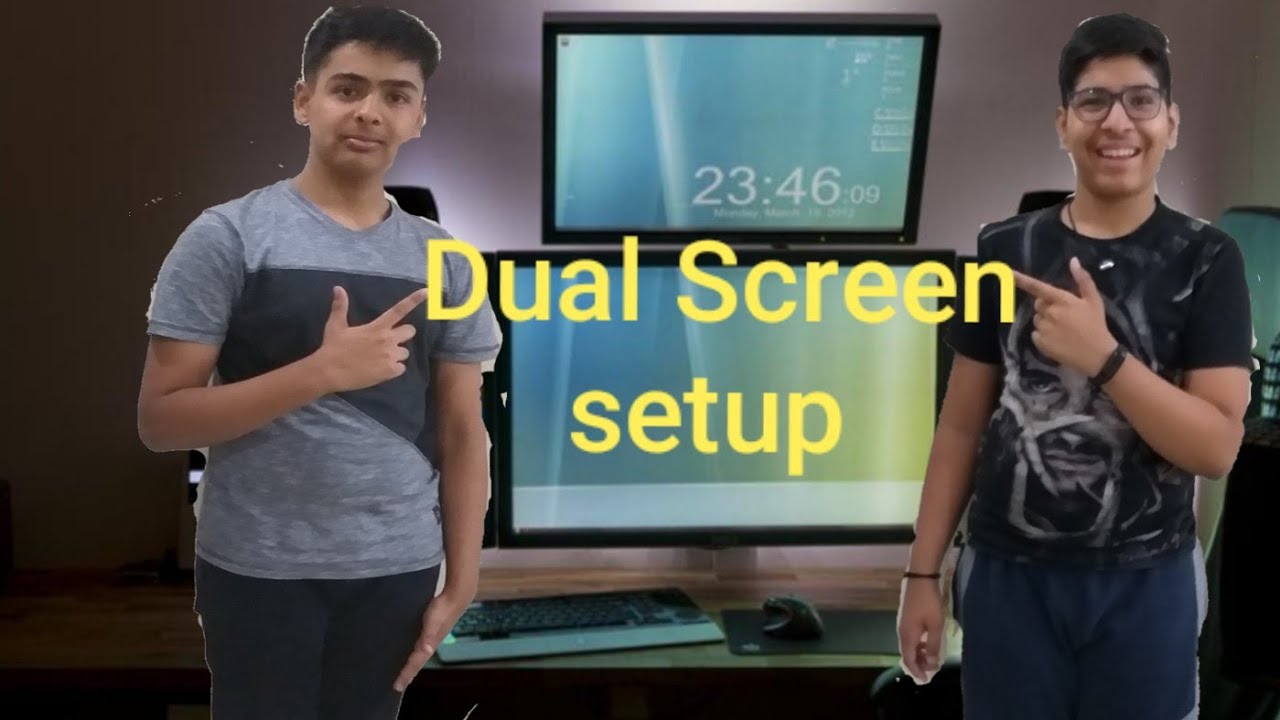 Dual Screen Setup |just 1 MIN| For Windows 10 pro|DK's official