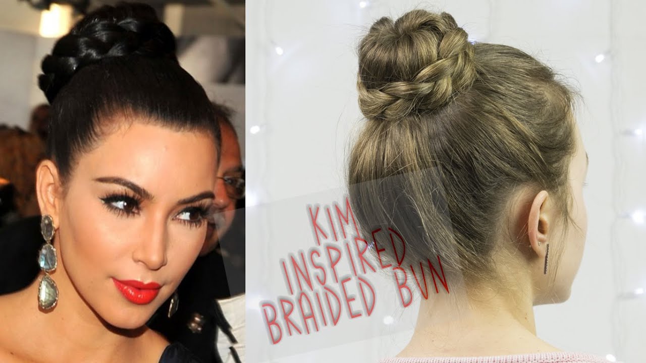 Chignon Alto con treccia - Get the look: Kim Kardashian
