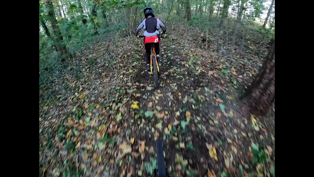 Enduro au Ô bois de la Julienne en Cube stereo 120 pro HPA