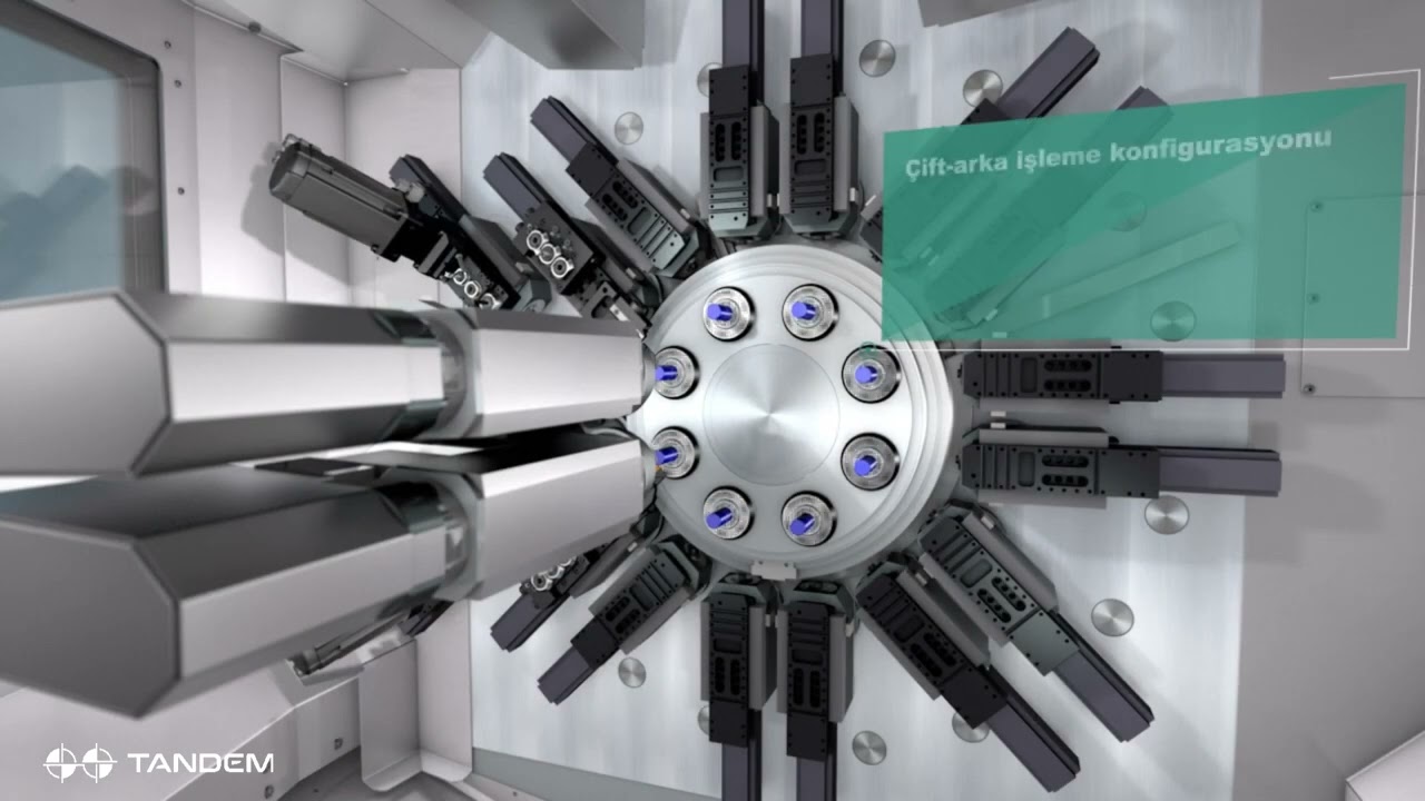 INDEX Çok Milli CNC Otomat Konfigürasyon ve Çalışma Alternatifleri/ Multi-Spindle Lathe
