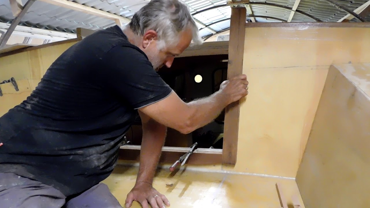 The companionway hatch frame and more! - SV Tapatya EP101