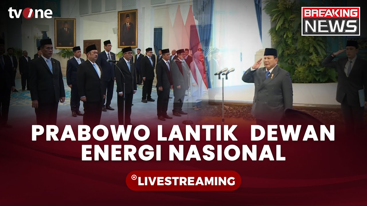 [BREAKING NEWS] Presiden Prabowo Lantik Dewan Energi Nasional | tvOne