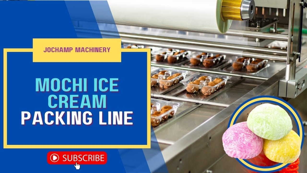 Food Factory Daifuku Mass Production I Fully Auto Mochi Ice Cream Packaging Processing Machine  Line