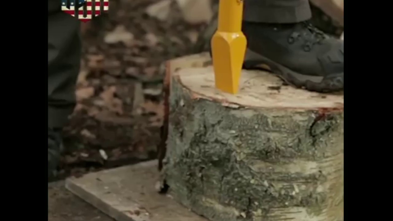 Slide hammer log splitter ||viral in USA||